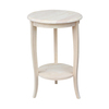 International Concepts Round Cambria  End Table, 16 in W X 16 in L X 24 in H, Wood, Unfinished OT-18R-16